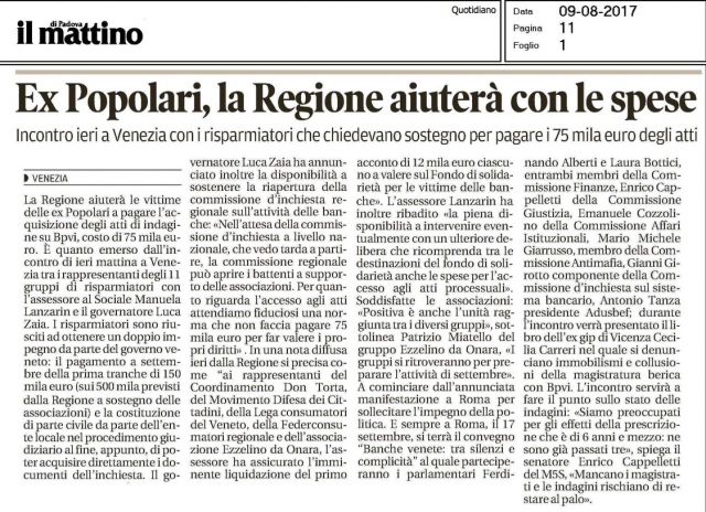 mattino padova 9.08.17